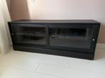 Havsta TV meubel / mediameubel - Grenen - Zwart, Gebruikt, 150 tot 200 cm, Ophalen of Verzenden, Minder dan 100 cm
