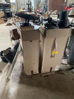Houtkachel Schoorsteen 4m + Dakdoorvoer zwart diameter 150mm, Doe-het-zelf en Verbouw, Verwarming en Radiatoren, Gebruikt, Kachel