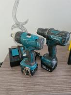 Makita accu boormachine en slagboor 14.4 5amp, Ophalen, Zo goed als nieuw, 600 watt of meer, Boormachine