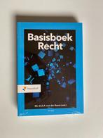 Basisboek recht NIEUW, Ophalen of Verzenden, Zo goed als nieuw, HBO