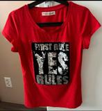 Nieuw mooi rood shirt, Ophalen of Verzenden, Nieuw, Rood, Korte mouw