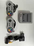 Nintendo SUPER NES mini met 2 controllers 21 games, Ophalen of Verzenden