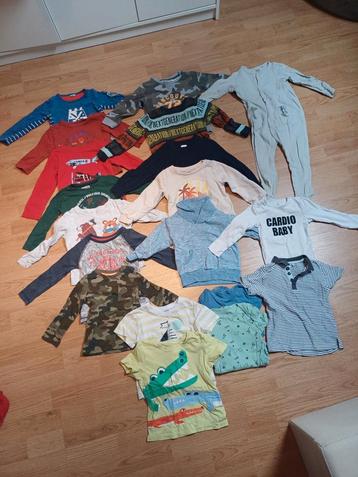 Kledingpakket (19stuks) Jongens Maat 86/92 beschikbaar voor biedingen