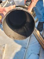 Kachelpijp RVS Dubbelwandig + Enkelwandig + Bocht, Ophalen, Gebruikt, Kachel, 60 tot 150 cm