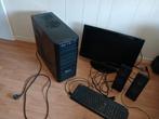 Pc ,monitor, toetsenbord en geluidsboxen, Computers en Software, Zo goed als nieuw, Ophalen