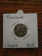 Thailand 1 Baht 2012, Postzegels en Munten, Munten | Azië, Verzenden, Zuid-Azië, Losse munt