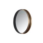 Richmond Interiors Spiegel Maud klein 40 cm gouden lijst, Huis en Inrichting, Minder dan 50 cm, Rond, Ophalen of Verzenden, Zo goed als nieuw