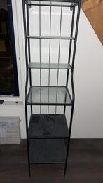 2 stellingkasten met glazen plankjes, Huis en Inrichting, Ophalen, Gebruikt