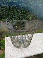 Aardappelmand ijzer- draadmand  vintage, Tuin, Minder dan 60 cm, Rond, Ophalen of Verzenden