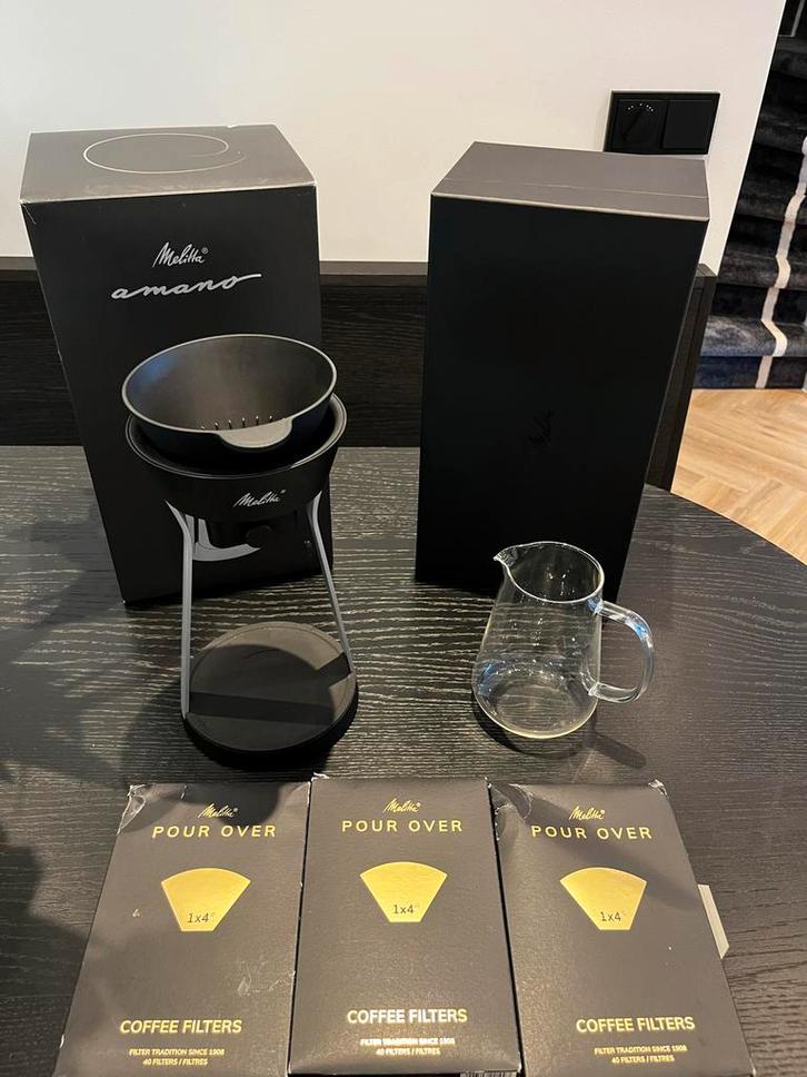 Melitta Amano Pour Over Koffiezetapparaat - Nieuwstaat, Huis en Inrichting, Keuken | Keukenbenodigdheden, Zo goed als nieuw, Ophalen of Verzenden