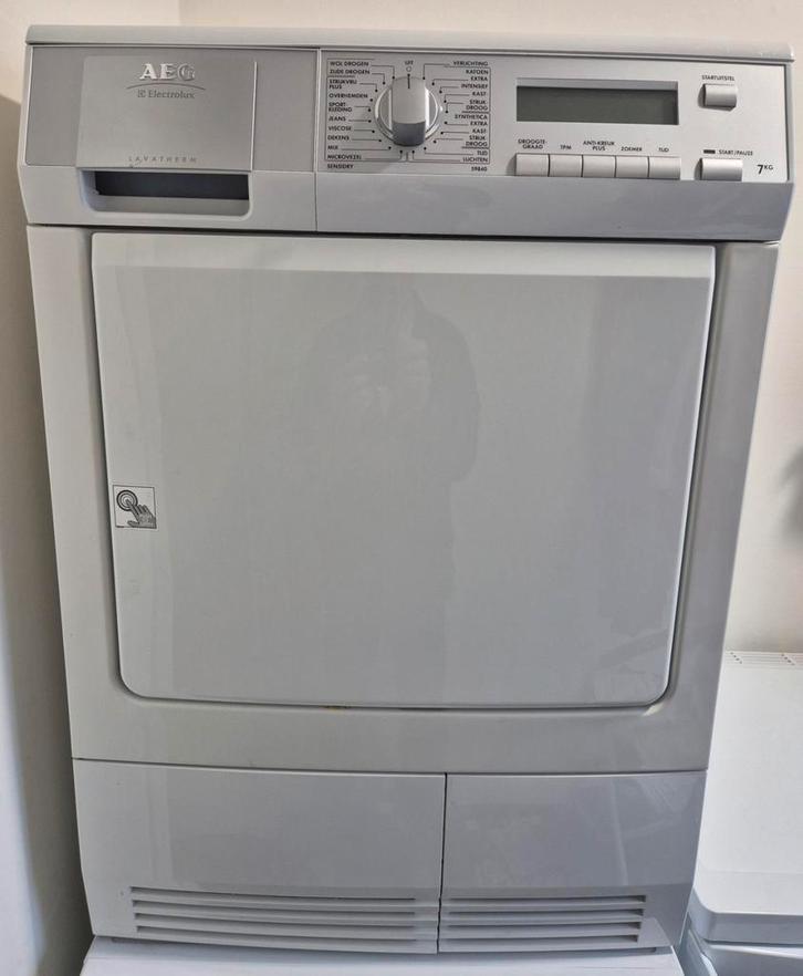 AEG Lavatherm warmtepompdroger.  model T59840, Witgoed en Apparatuur, Wasdrogers, Gebruikt, 6 tot 8 kg, 85 tot 90 cm, Ophalen