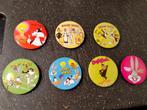 Looney Tunes Warner Bros Tweety Daffy vintage buttons strip, Verzamelen, Speldjes, Pins en Buttons, Zo goed als nieuw, Verzenden