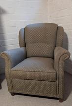 Dames fauteuil, stof, stijlvol, fijne zithoogte., Huis en Inrichting, Fauteuils, Ophalen, Gebruikt, 75 tot 100 cm, Stof