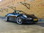 Porsche 911 [991.2] 3.0 Carrera 4 Cabrio l Sport Chrono l AC, Auto's, Gebruikt, Cabriolet, 4 stoelen, Zwart
