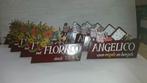 KARTONNEN RECLAME DISPLAYS"FLORACO&ANGELICO"UIT JAREN 50/60, Ophalen of Verzenden, Zo goed als nieuw, Reclamebord