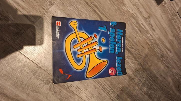 Muzieklesboek Bugel/Trompet - Horen, Spelen, Lezen 1, Muziek en Instrumenten, Bladmuziek, Gebruikt, Les of Cursus, Overige genres