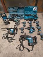 Partij Makita gereedschap 18V en 230V, Ophalen of Verzenden, Gebruikt, 600 watt of meer, Boor- en/of Breekhamer