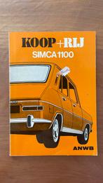 Koop + rij  Simca1100, Gelezen, Overige merken, Ophalen of Verzenden