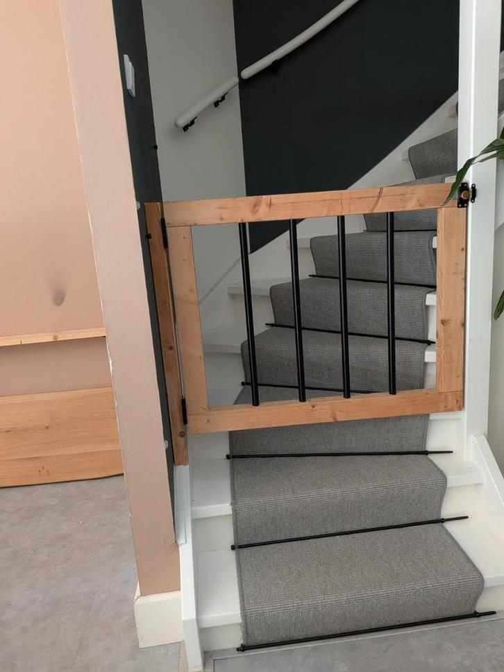 Houten Traphekje, Kinderen en Baby's, Traphekjes, Klemhekje, Hout, 100 tot 115 cm, Ophalen