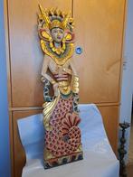Balinese Houten Zeemeermin Wanddecoratie, Antiek en Kunst, Ophalen of Verzenden