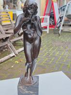 Bronzen Beeld van Vrouw Victor heinrich brons, Antiek en Kunst, Kunst | Beelden en Houtsnijwerken, Ophalen
