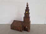 Tramp art westerkerk martini schaal model van wasknijpers, Antiek en Kunst, Ophalen of Verzenden