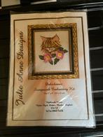 Borduurpakket? Kat - Nieuw!, Hobby en Vrije tijd, Ophalen of Verzenden, Nieuw, Handborduren, Borduurpakket