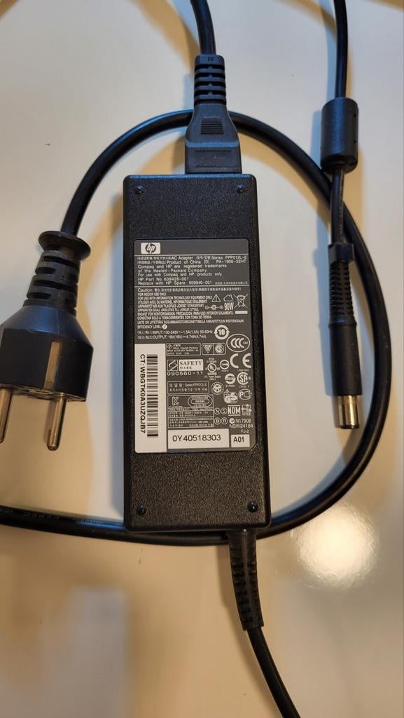 HP 90W Laptop Adapter Oplader, Ophalen, Gebruikt, HP