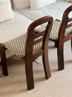 Scandinavian Retro Solid Wood Dining Chairs  Set of 2 n, Huis en Inrichting, Complete eetkamers, Ophalen of Verzenden, Zo goed als nieuw