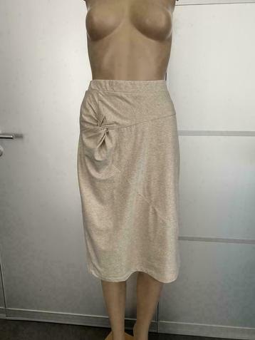 F386 NIEUW Susskind maat 46=XL gevoerde rok beige beschikbaar voor biedingen