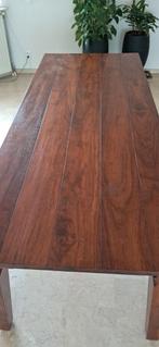 Eettafel kersenhouten, blad moet geschuurd worden, Huis en Inrichting, Ophalen, Gebruikt, 100 tot 150 cm, 200 cm of meer