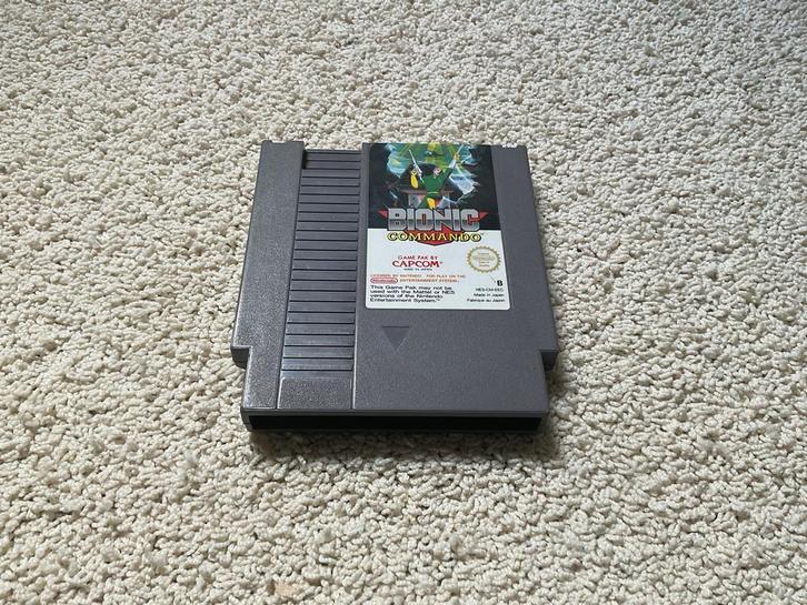 Bionic Commando - Nintendo NES, Spelcomputers en Games, Games | Nintendo NES, Gebruikt, Avontuur en Actie, Vanaf 3 jaar, Ophalen of Verzenden