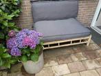 Bamboo bankje met nieuwe kussens, Ophalen, Zo goed als nieuw