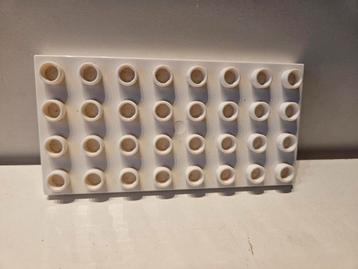 Lego Duplo Witte Bouwplaat 4x8 beschikbaar voor biedingen