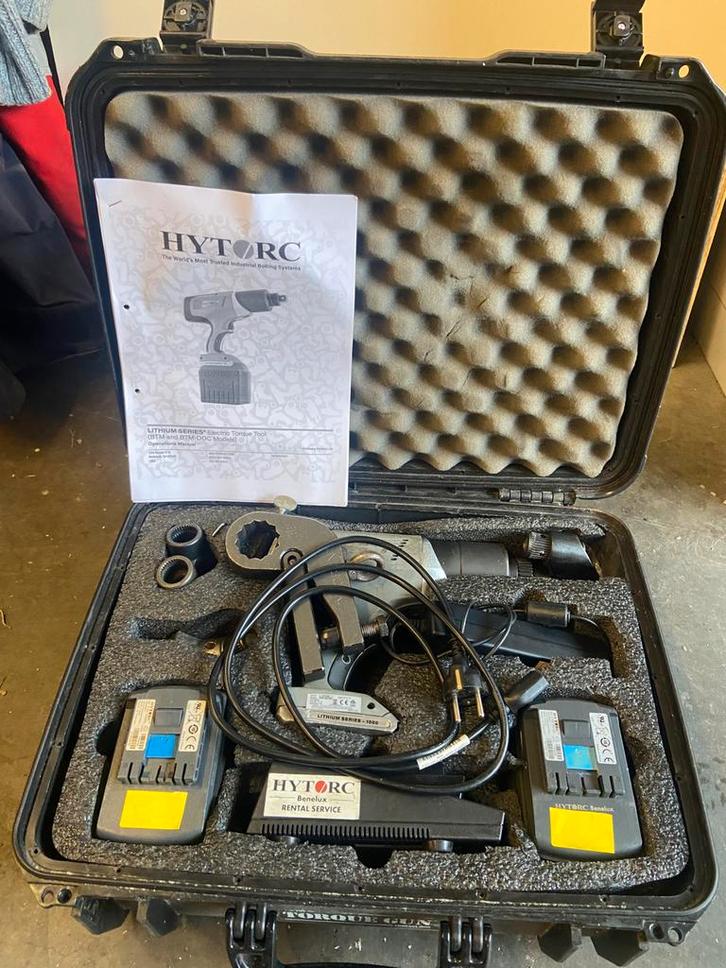 Hytorc hydraulische momentsleutel 36v met toebehoren, Doe-het-zelf en Verbouw, Gereedschap | Handgereedschap, Gebruikt, Ophalen of Verzenden