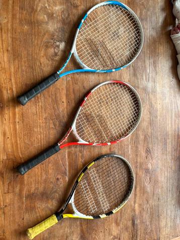 Babolat kinder tennisrackets (Complete set met 3 maten) beschikbaar voor biedingen