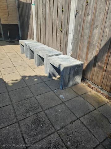 4x Antraciet U-Elementen - Buitenkeuken/Bank beschikbaar voor biedingen