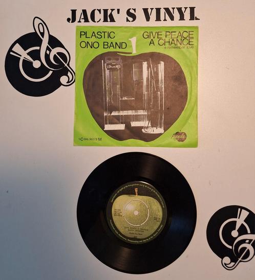 Plastic Ono Band - Give Peace A Chance 7" Single 1989, Cd's en Dvd's, Vinyl | Pop, Gebruikt, Ophalen of Verzenden