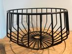 Zwarte Metalen Fruitmand - Perfecte Staat, Huis en Inrichting, Overige materialen, Mand, Rond, Ophalen of Verzenden
