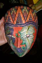Wayang topeng maskers Java, modern mooi snij en schilderwerk, Antiek en Kunst, Curiosa en Brocante, Ophalen of Verzenden