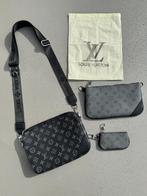 Louis Vuitton trio messenger bag (origineel,zonder doos), Sieraden, Tassen en Uiterlijk, Nieuw, Ophalen of Verzenden, Zwart