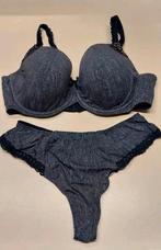 Prima Donna lingerie setje 80E/44 denim grijs, Prima Donna, Ophalen of Verzenden, Grijs, Setje