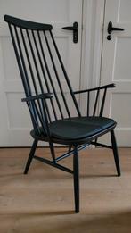Deense vintage spijlenstoel spijlen stoel fauteuil relax, Ophalen, Gebruikt, 50 tot 75 cm