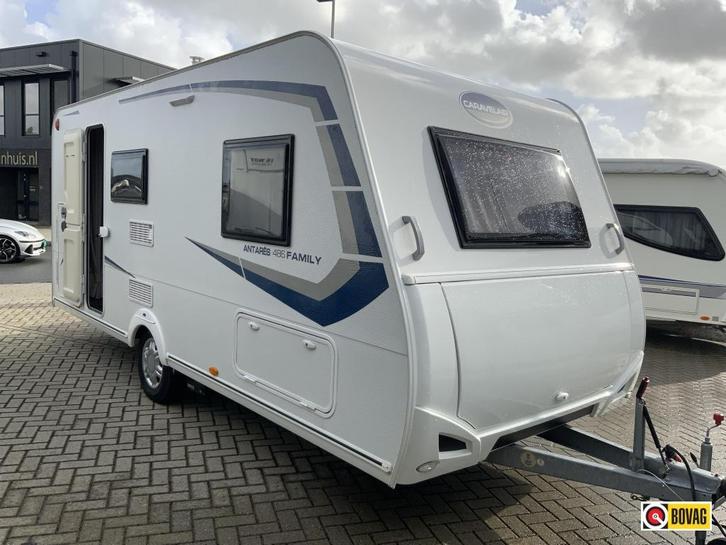 Caravelair Antares Family 486, Caravans en Kamperen, Caravans, Bedrijf, tot en met 6, 1000 - 1250 kg, Treinzit, Caravelair, Dwarsbed