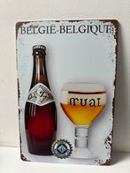 Belgisch Bier Reclamebord Orval 30 bij 20&&, Ophalen of Verzenden, Gebruikt