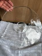 Glazen Taartplateau, Schaal, Rond, Ophalen of Verzenden, Glas