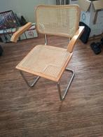 Vintage stoel met rotan zitting, Huis en Inrichting, Stoelen, Ophalen, Gebruikt