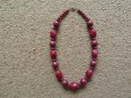 bordeaux rode ketting nog splinternieuw, Ophalen of Verzenden, Nieuw, Rood, Overige materialen