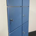 Blauwe Lockerkast - 10-deurs | 195 x 60 x 50 cm 25497, Huis en Inrichting, Kasten | Ladekasten, Ophalen, Gebruikt, 50 tot 100 cm