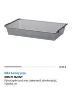 Nieuwe KOMPLEMENT Fijndraadmand incl rails, Huis en Inrichting, Nieuw, Minder dan 100 cm, Metaal, Met lade(s)